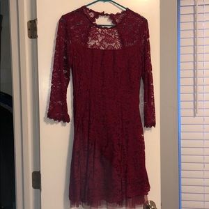 Red Lace Dress